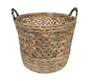 Canasto Fibra natural Asa rígida 40 cm