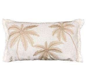 Cojín bordado palmera 30x50 cm