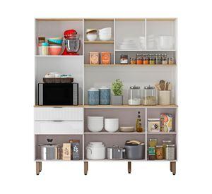 Mueble cocina Magnolia blanco 187x177.9x38 cm