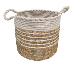 Canasto Fibra natural L 28 cm