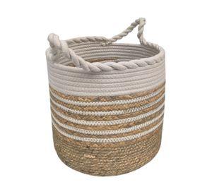 Canasto Fibra natural L 28 cm