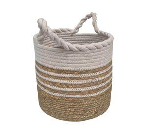 Canasto Fibra natural M 24 cm