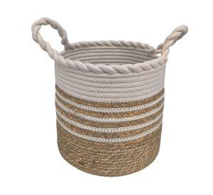Canasto Fibra natural M 24 cm