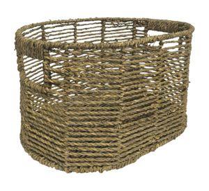 Canasto Fibra natural Ovalado 20x35x25 cm