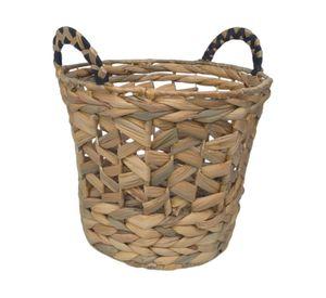 Canasto Fibra natural Asa rígida 30 cm