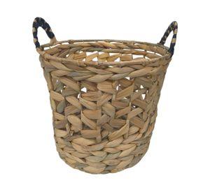 Canasto Fibra natural Asa rígida 30 cm