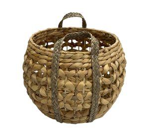 Canasto Fibra natural redondo 35 cm
