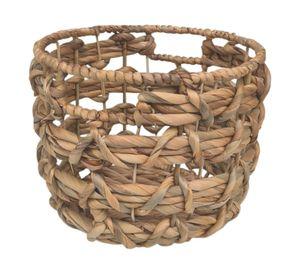 Canasto Fibra natural Tejido 28 cm