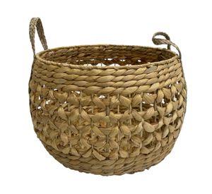 Canasto Fibra natural redondo 43 cm