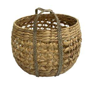 Canasto Fibra natural redondo 43 cm