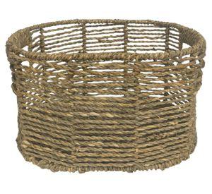 Canasto Fibra natural Ovalado 23x40x30 cm