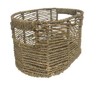 Canasto Fibra natural Ovalado 23x40x30 cm
