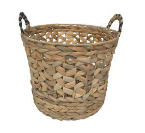 Canasto Fibra natural Asa rígida 35 cm