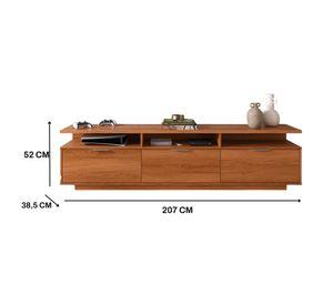 Rack TV 75" Marroco café
