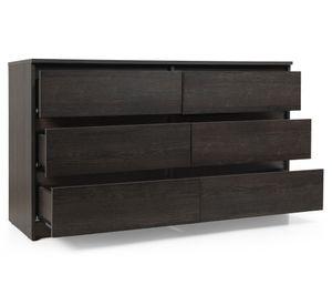 Cómoda Nordica espresso 6 cajones