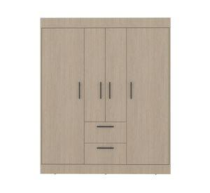 Clósets 4 puertas 150 VM cartagena/wengue 177.9x150.3x50.4 cm