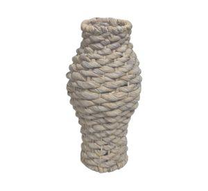 Florero fibra blanca 36 cm