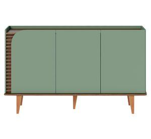 Buffet Jurere almendra verde 2 repisa 79.2x136x39.3 cm
