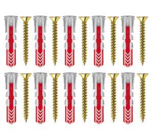 Tarugo + tornillo Duopower 6 mm 10 und.