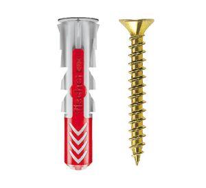 Tarugo + tornillo Duopower 6 mm 10 und.