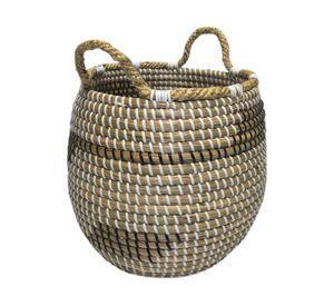 Canasto Fibra natural claro 29 cm