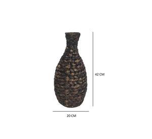 Florero Fibra natural oscura 42 cm