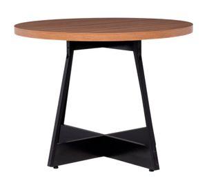 Mesa de comedor 4 personas 76.5x100 cm Capitolio negro canela