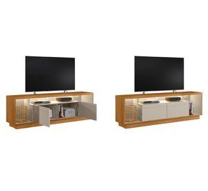 Rack TV 75" Estoril café off white