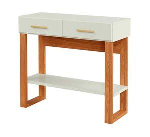 Arrimo rectangular Colorado 80x90x35.5 cm blanco canela