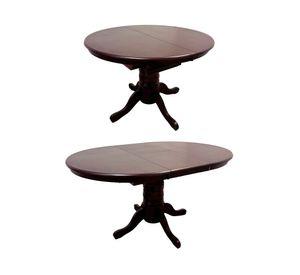 Juego de comedor 6 sillas Juliette extensible marfil 75.5x106x106 cm