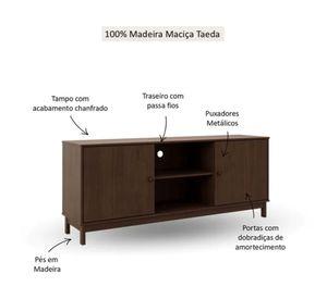 Rack Essencia caoba 65x160x40x40 cm