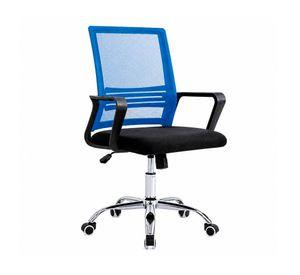 Silla de oficina ergonómica Santiago negro/azul