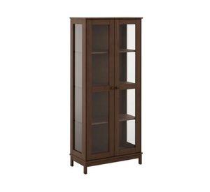 Vitrina Essencia caoba 180x80x41x41 cm
