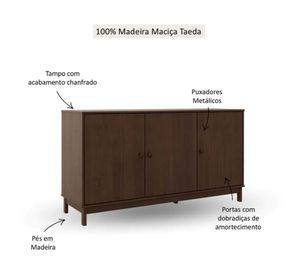 Buffet Essencia caoba 80x160x47x47 cm