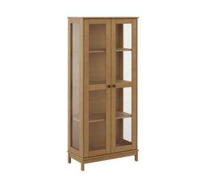 Vitrina Essencia nogal 180x80x41x41 cm