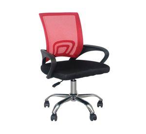 Silla de oficina ergonómica New york rojo/negro