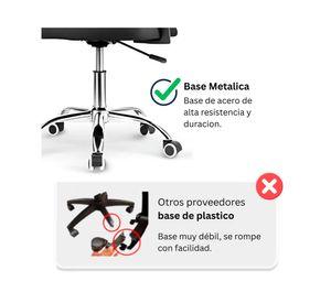 Silla de oficina ergonómica New york blanco/negro