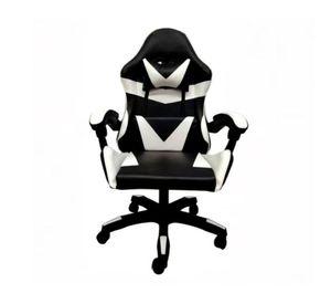 Silla gamer ajustable Tokio negro/blanco