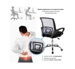 Silla de oficina ergonómica New york gris