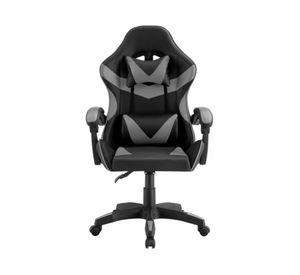 Silla gamer ajustable Tokio negro/gris