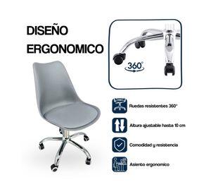 Silla de oficina ergonómica Shanghai gris