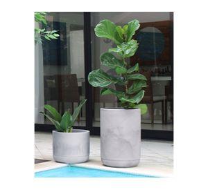 Maceta JCMC36CQCQ cemento quemado 29 cm