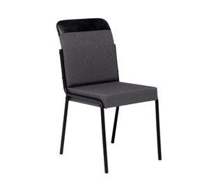 Silla de comedor tela Rio negro gris 2 un.