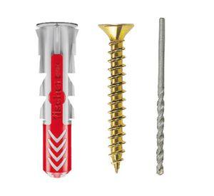 Tarugo + tornillo Duopower nylon-metal 10 mm 4 un.