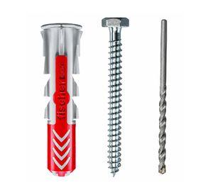 Tarugo + tornillo Duopower nylon-metal 10 mm 4 un.