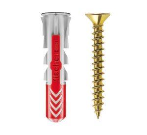 Tarugo + tornillo Duopower nylon-metal 6 mm 30 un.