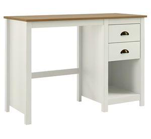 Escritorio 2 cajones Posadas Blanco/Canela 76.5x110x45.5 cm