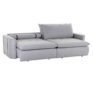 Sofá cama 3 cuerpos Colina tela gris