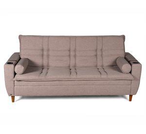Sofá cama 3 cuerpos Blend tela tostado