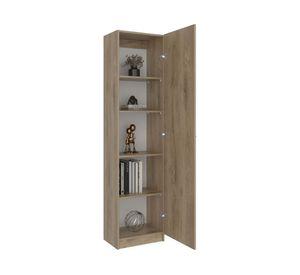 Estante Home E5 macadamia/blanco 180.6x45x31.4x31.4 cm